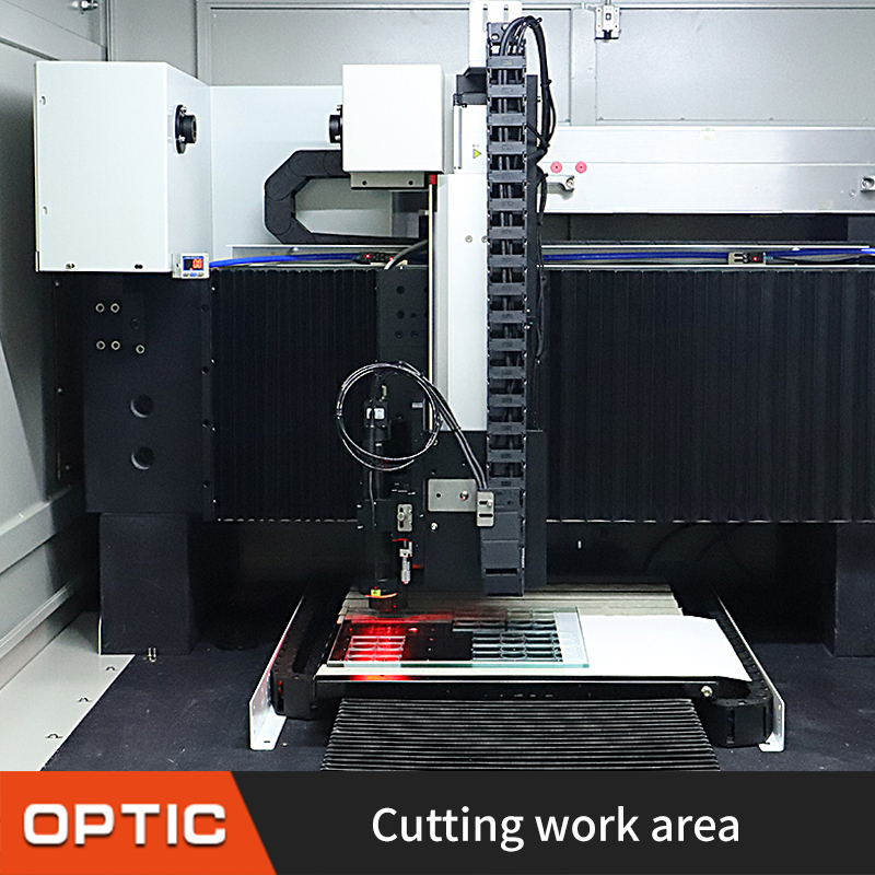 Máquina de corte por láser de vidrio para lentes de reloj Nueva máquina de grabado automático CNC con láser de vidrio de picosegundos