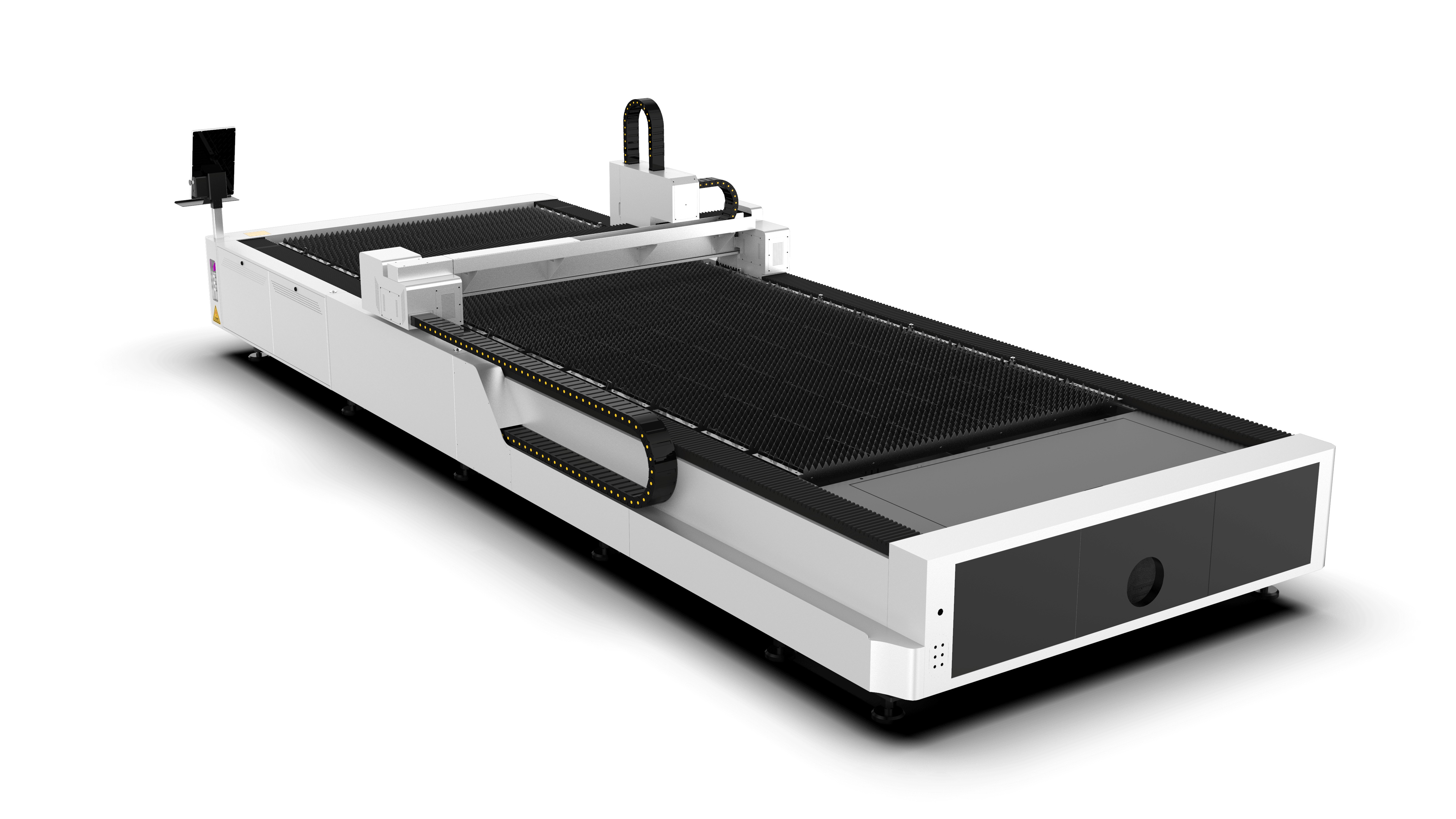 Máquina de corte por láser de fibra CNC de placa de tipo abierta estándar Serie H